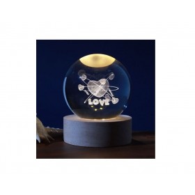 Lampe boule de verre médium...