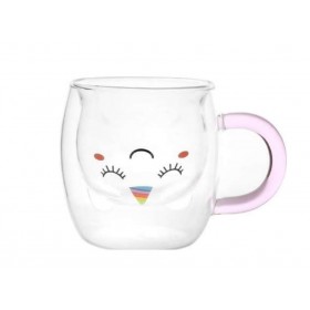 Tasse en verre - Licorne