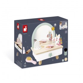 Coiffeuse de table licorne
