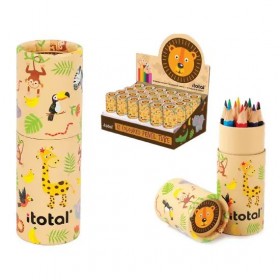 12 crayons de couleur -...