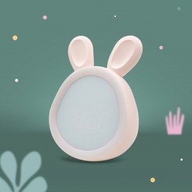 Réveil lapin - Bunny rose