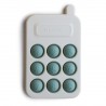 Jouet de dentition pop it - Téléphone bleu