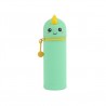 Trousse en silicone 2 en 1- Dino