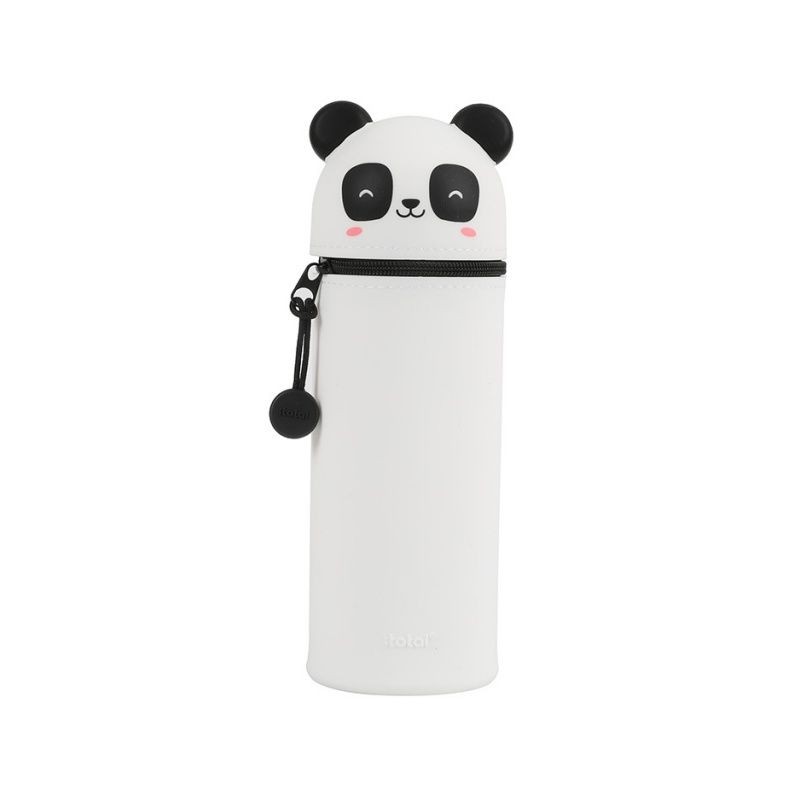 Trousse en silicone 2 en 1- Panda Trousse en silicone 2 en 1- Panda