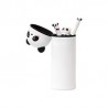 Trousse en silicone 2 en 1- Panda