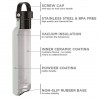 Gourde isotherme 600 ml runbott - India pink
