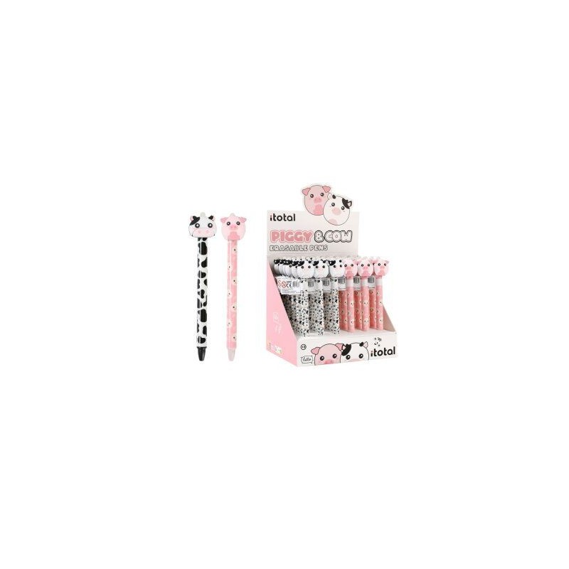 Stylo effaçable - Vache ou cochon Stylo effaçable - Vache ou cochon