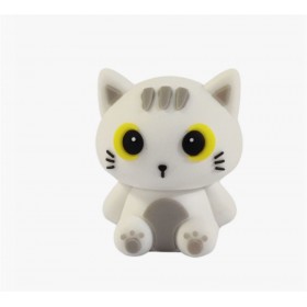 Gomme 3D - Chat blanc