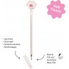 Stylo pattes de chat - rose