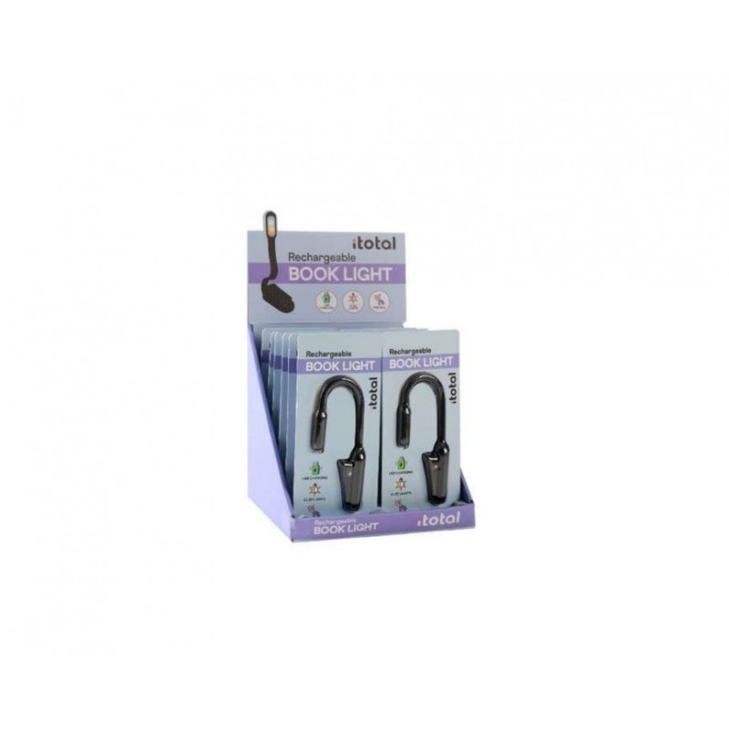 Lampe de lecture LED rechargable - Noir Lampe de lecture LED rechargable - Noir