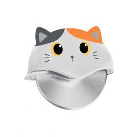 Coupe pizza - Chat tacheté