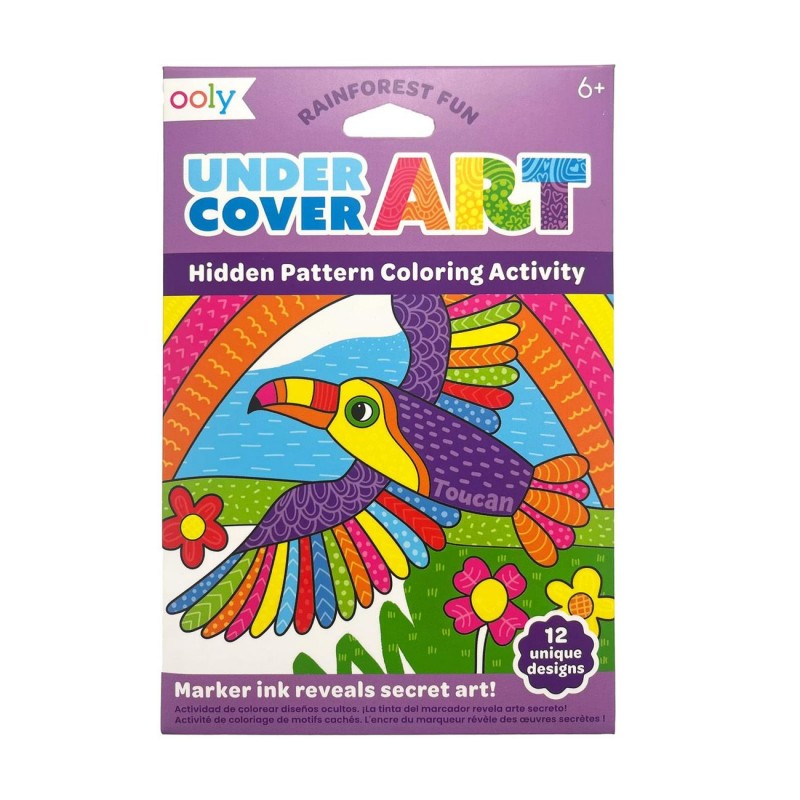 Coloriage à motifs cachés - Rainforest fun Coloriage à motifs cachés - Rainforest fun
