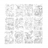 Coloriage à motifs cachés - Rainforest fun