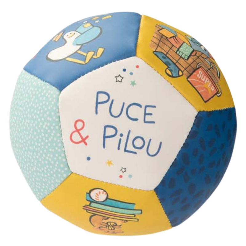 Ballon souple 10 cm - Puce & Pilou