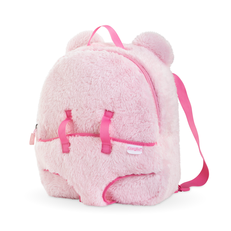 Mon premier poupon 30 cm - Sac à dos porte poupon peluche