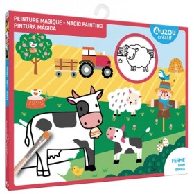 Peinture magique : A la ferme