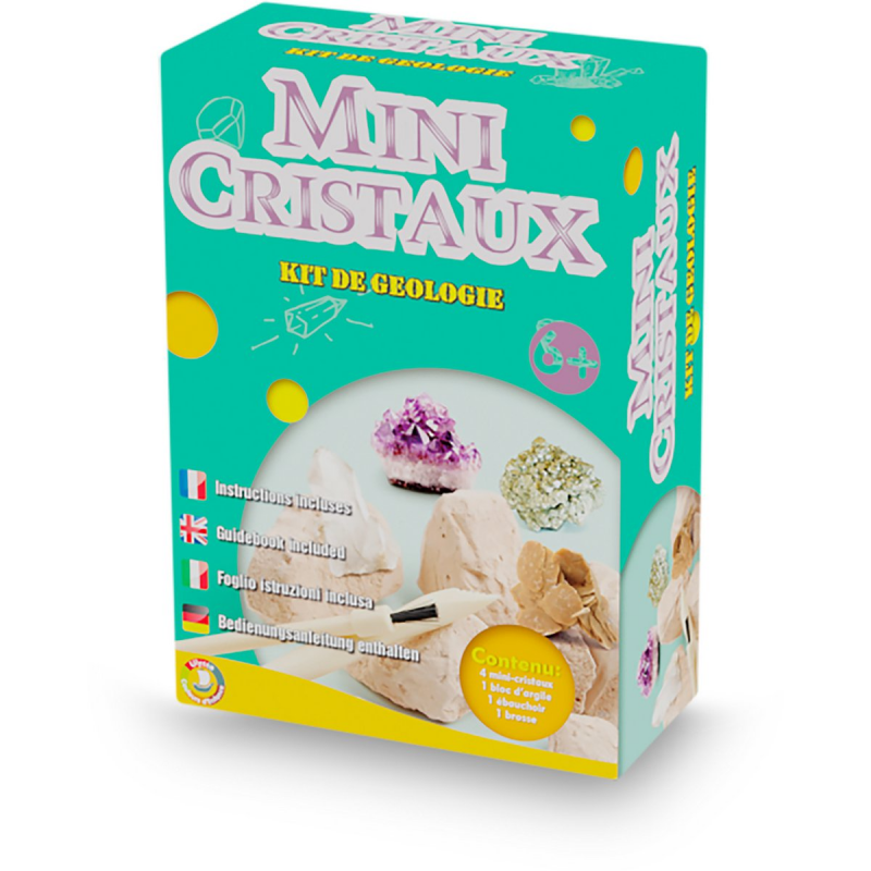 Kit géologie - Mini cristaux Kit géologie - Mini cristaux