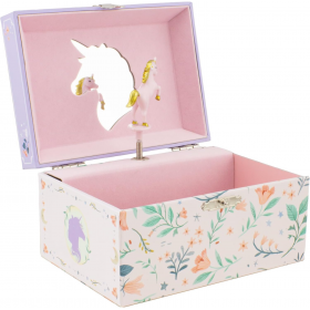 Coffre musical - Licorne lilas