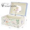 Coffre musical - Licorne bleu ciel