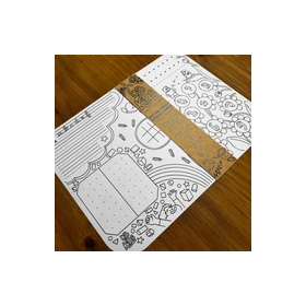 Set de table à colorier,...