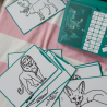 Kidydraw Mini - Tablette à dessins (Animaux autour du monde)