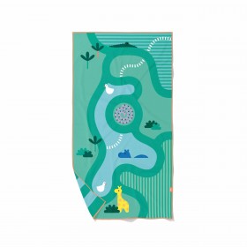 Serviette de jeu M - Safari