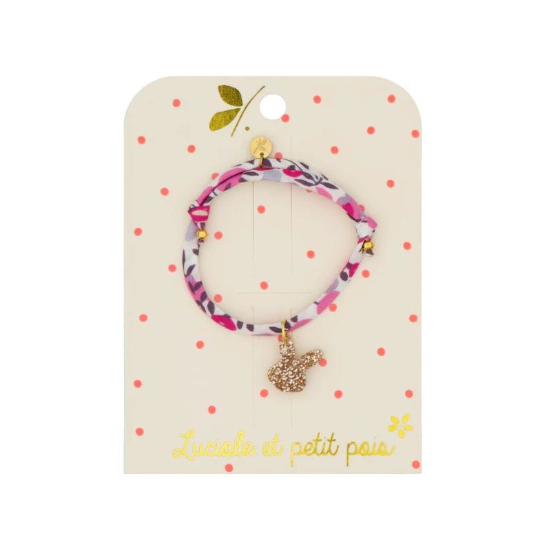 Bracelet Liberty - Wiltshire bougainvillé lapin Bracelet Liberty - Wiltshire bougainvillé lapin