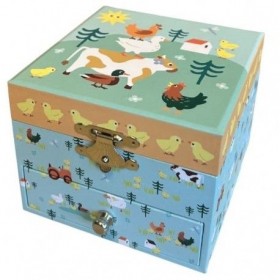 Boîte à musique cube - Ferme