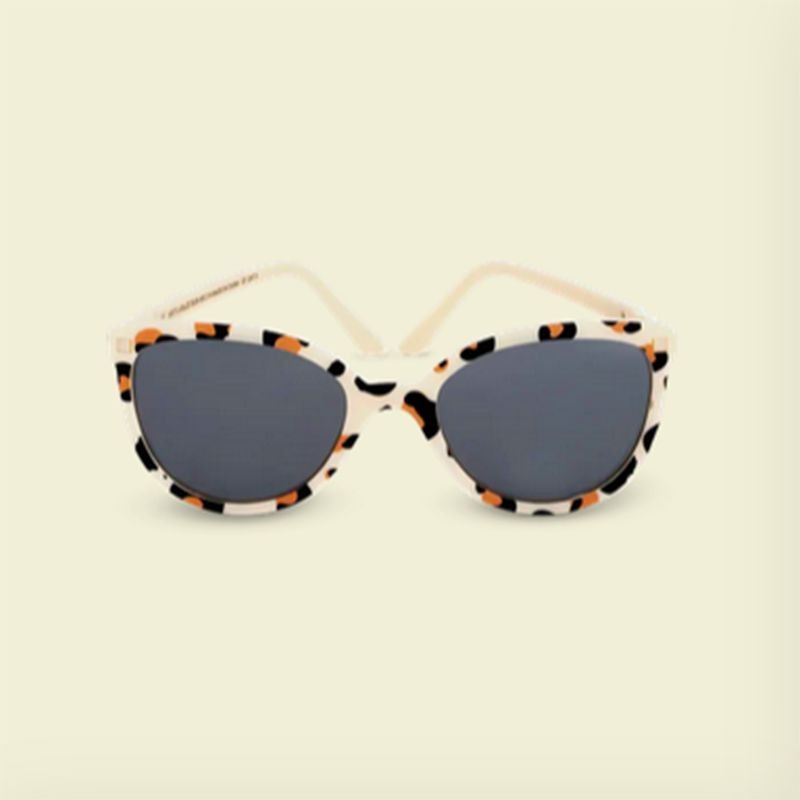 Lunettes de soleil Buzz - Crème léopard