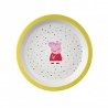 Assiette bébé - Peppa Pig jaune
