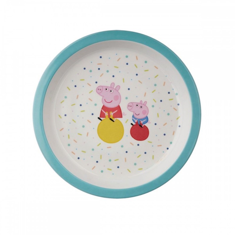 Assiette bébé - Peppa Pig bleu Assiette bébé - Peppa Pig bleu