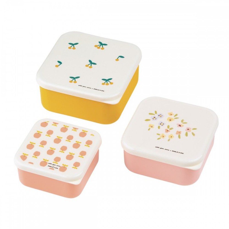 Set de 3 lunch box - Emile & Ida Set de 3 lunch box - Emile & Ida