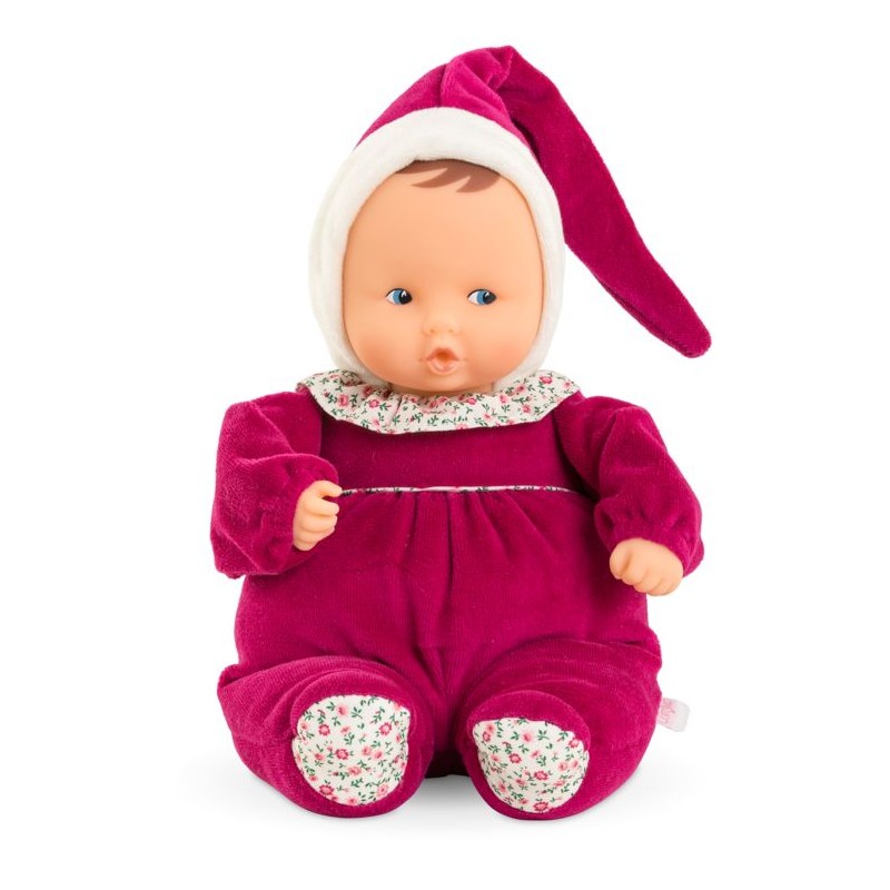 Mon doudou 28 cm - Babipouce Rose grenadine Mon doudou 28 cm - Babipouce Rose grenadine