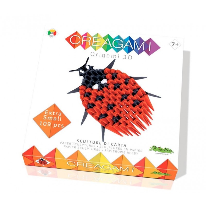 Creagami XS - Coccinelle origami 3D Creagami XS - Coccinelle origami 3D