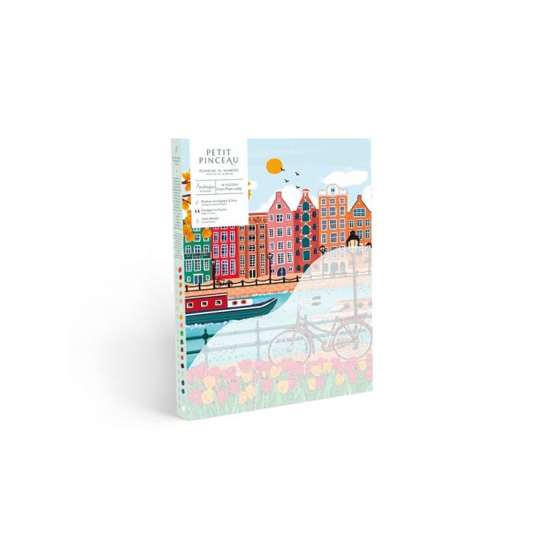 Coffret peinture au numéro - Petit Pinceau - Amsterdam Coffret peinture au numéro - Petit Pinceau - Amsterdam