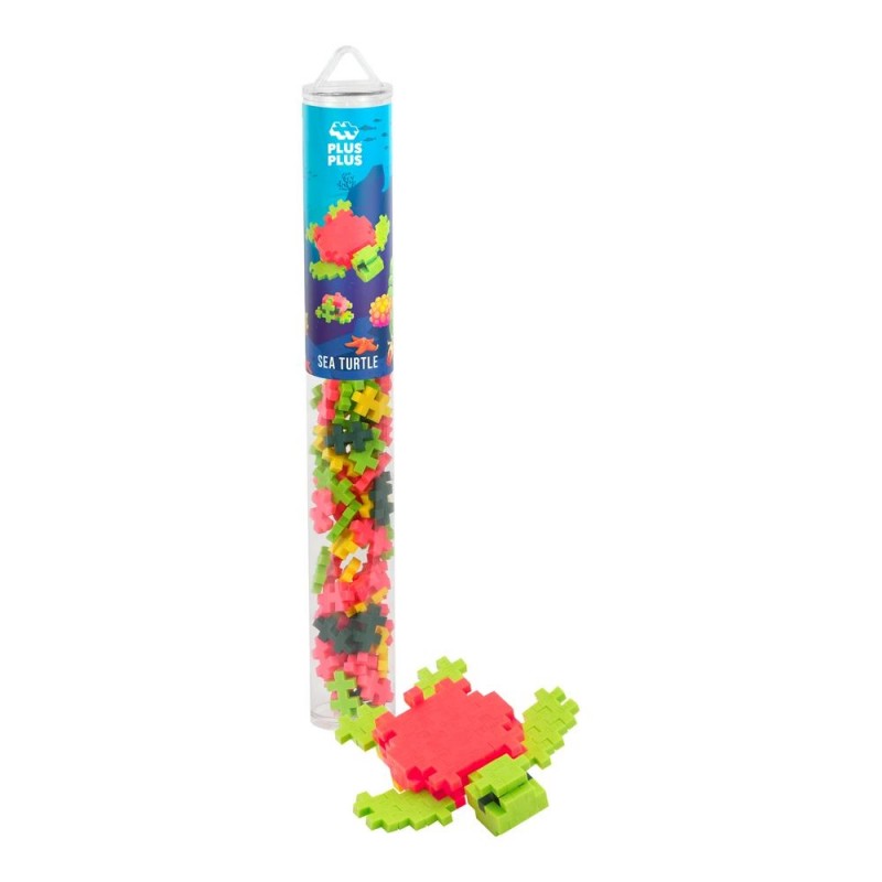 Plus Plus - Tube Tortue 100 pcs Plus Plus - Tube Tortue 100 pcs