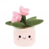 Peluche plante - Tulipes roses