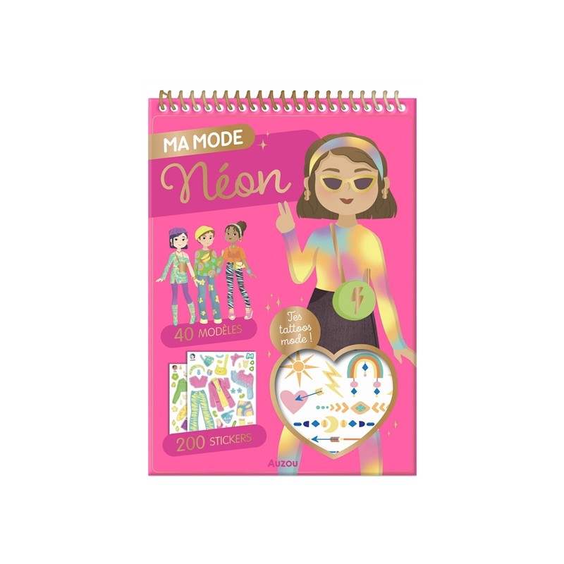 Ma mode néon : 40 modèles : 200 stickers - des tattoos ! Ma mode néon : 40 modèles : 200 stickers - des tattoos !