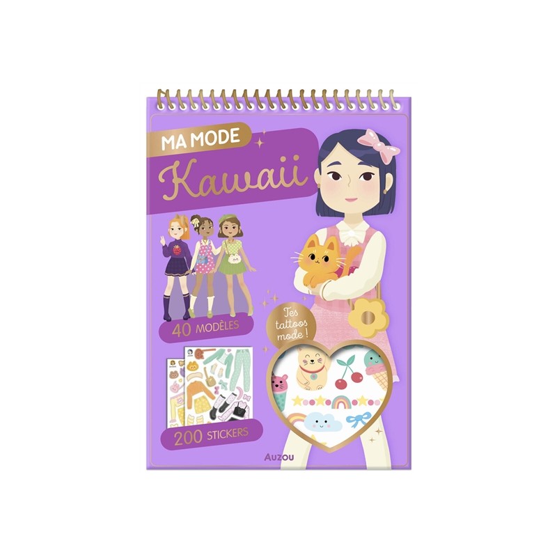 Ma mode kawaii : 40 modèles : 200 stickers - des tattoos ! Ma mode kawaii : 40 modèles : 200 stickers - des tattoos !