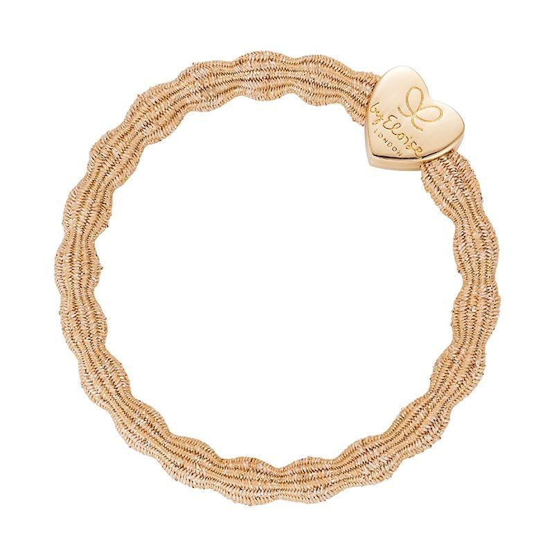 ByEloise bracelet élastique coeur doré - Métallique doré ByEloise bracelet élastique coeur doré - Métallique doré