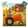 Puzzle silhouette - Le tracteur