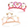 Oh! Les perles - Duo de tiares, rose