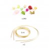 Oh! Les perles - Duo de tiares, rose