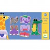 Puzzle trio - Dans la savane