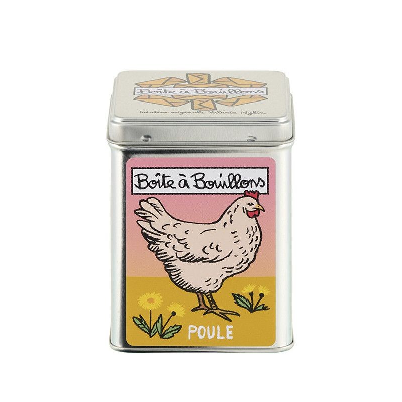 Boîte à bouillons - Poule vintage Boîte à bouillons - Poule vintage
