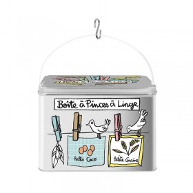 Boîte à pinces à linge