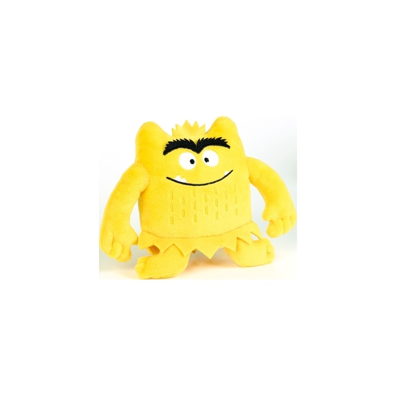 Le monstre des couleurs : mini peluche monstre jaune Le monstre des couleurs : mini peluche monstre jaune