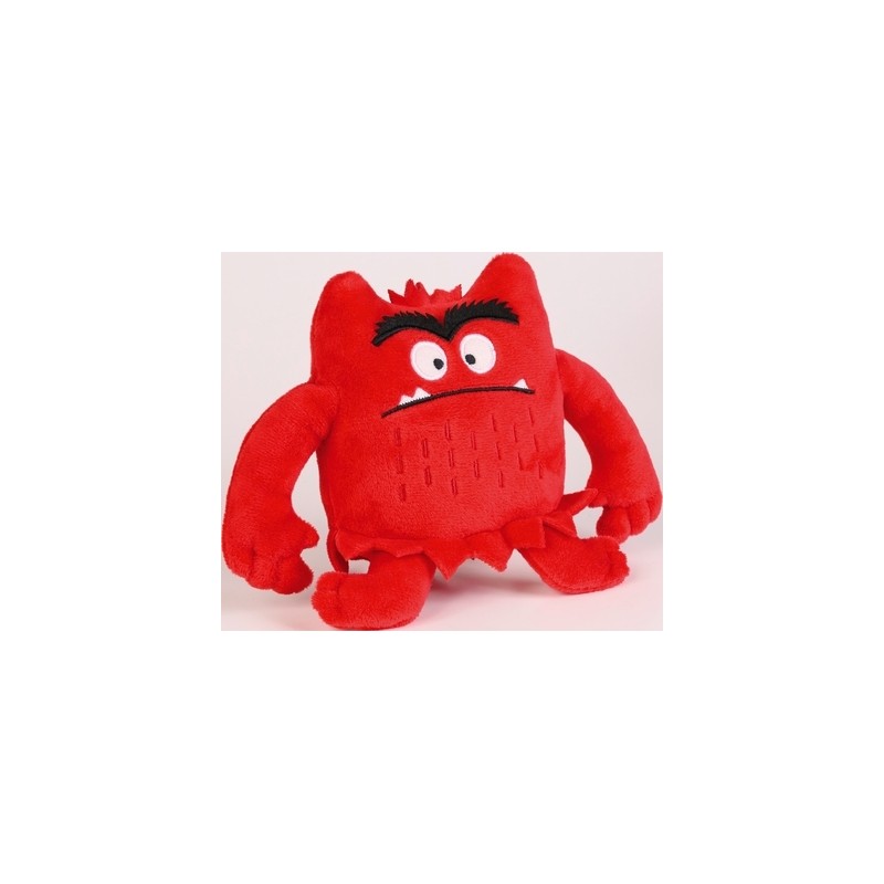 Le monstre des couleurs : mini peluche monstre rouge Le monstre des couleurs : mini peluche monstre rouge