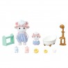 Le bain des frères Souris Marshmallow - Sylvanian Families