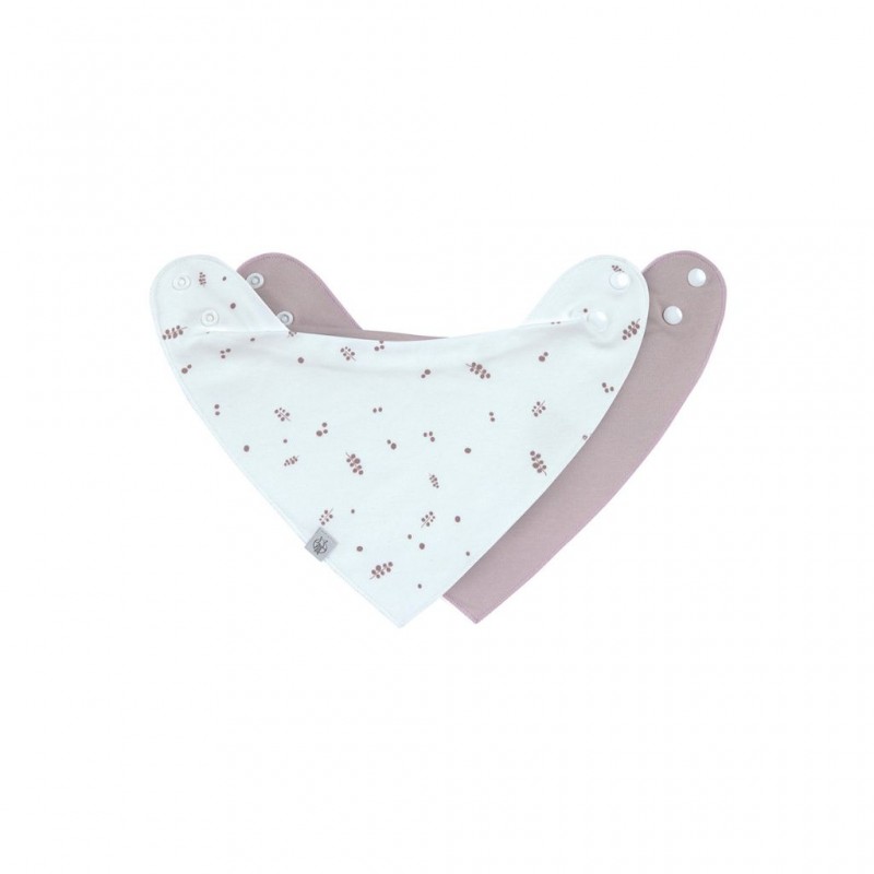 Lot de 2 bandanas avec col bénitier - Fruits rouges Lot de 2 bandanas avec col bénitier - Fruits rouges